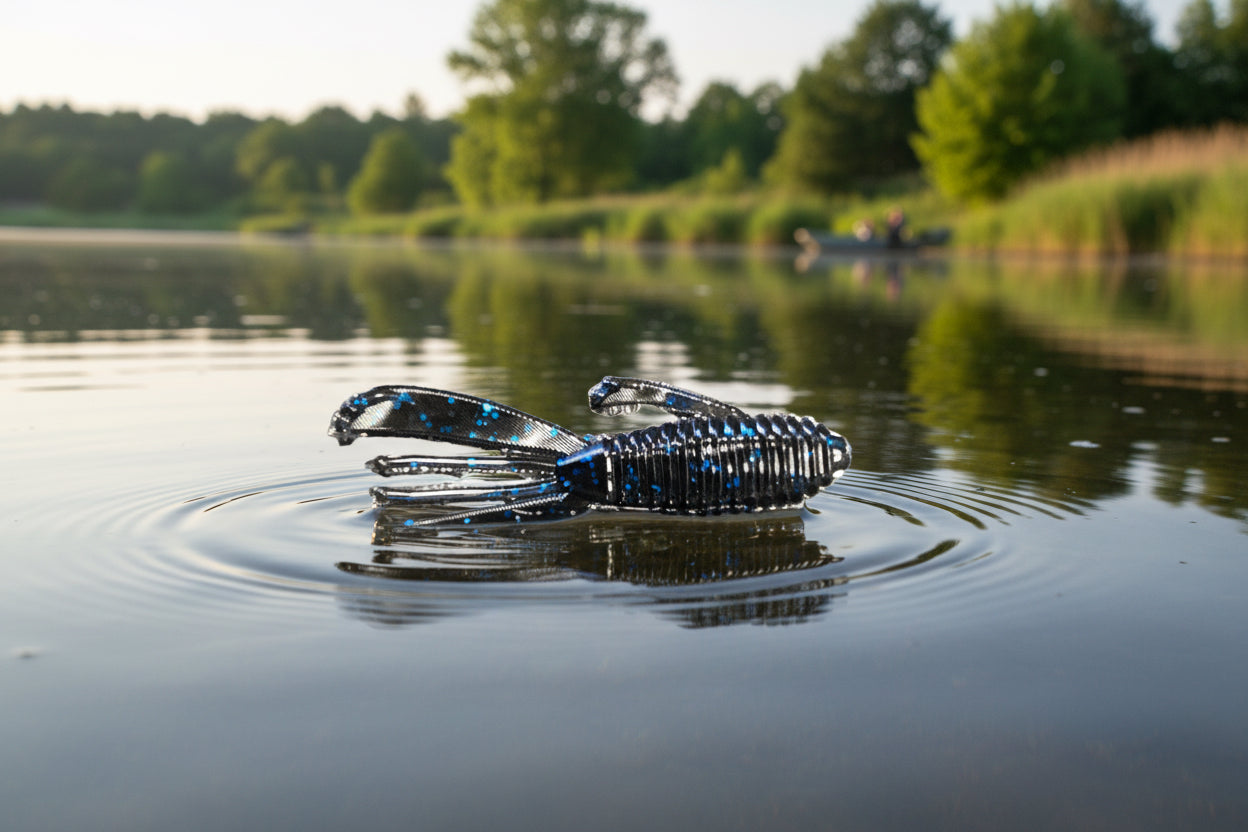 Creepy crawler - black and blue