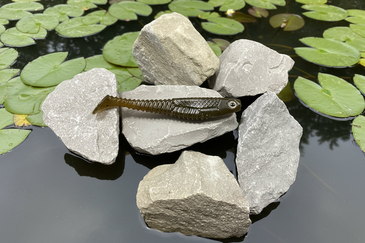 Reaper PT swim bait - green pumpkin